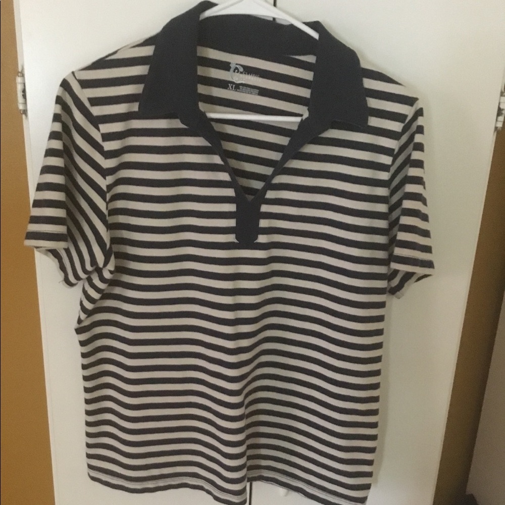 Short sleeve striped top
